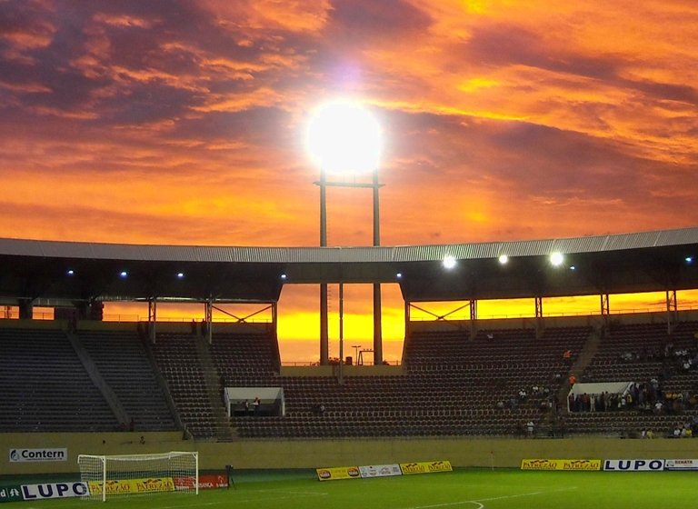 Vista do Arena da Fonte Luminosa, em Araraquara