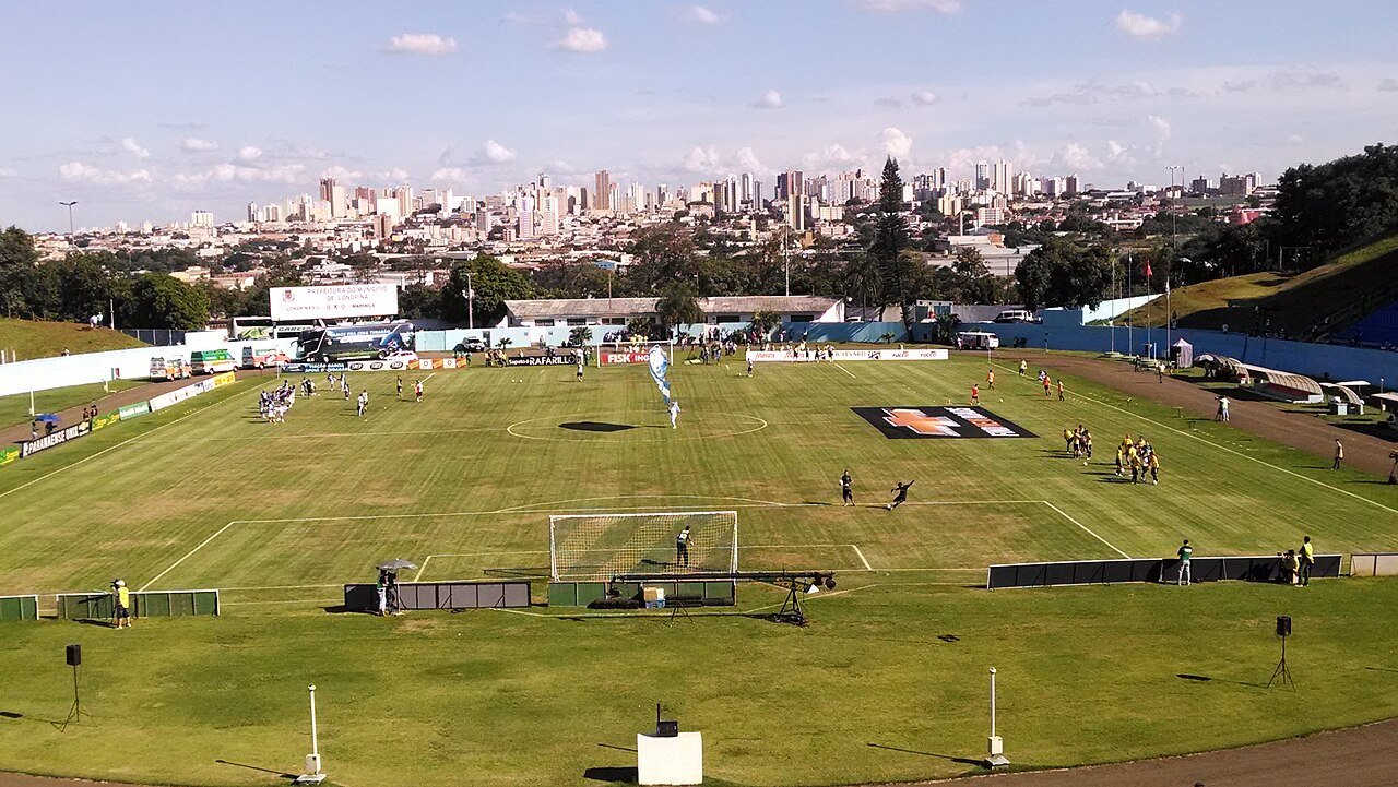 Vista do Estádio do Café, em Londrina