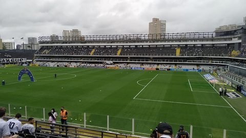 Vila Belmiro, em Santos