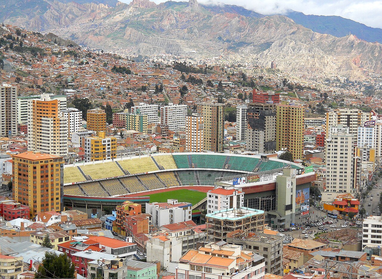 Vista do Hernando Siles, em Bolívia