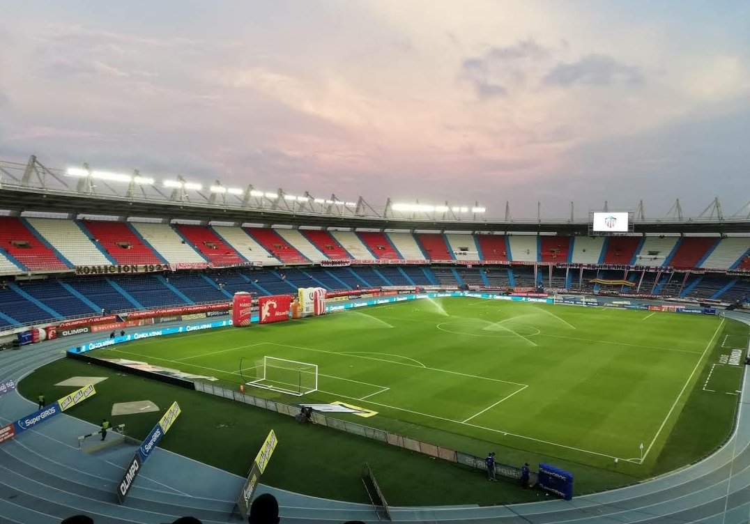 Vista do Metropolitano de Barranquilla, em Colômbia