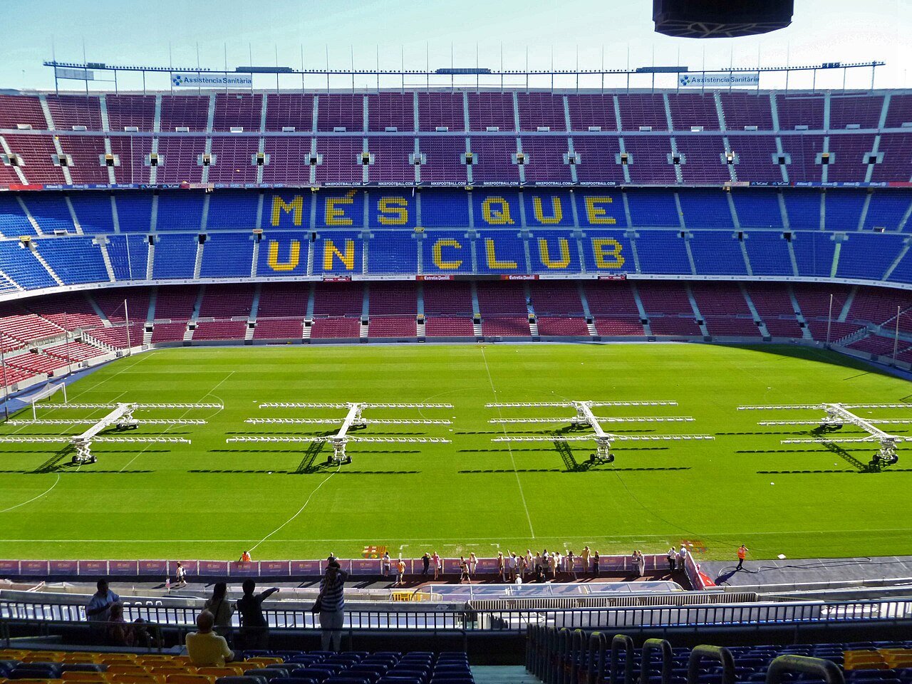 Vista do Spotify Camp Nou, em Espanha